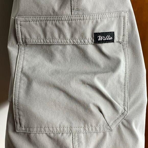 💰Willet Grey Nylon High Rise Cargo Shorts- Size 18 - Picture 4 of 5